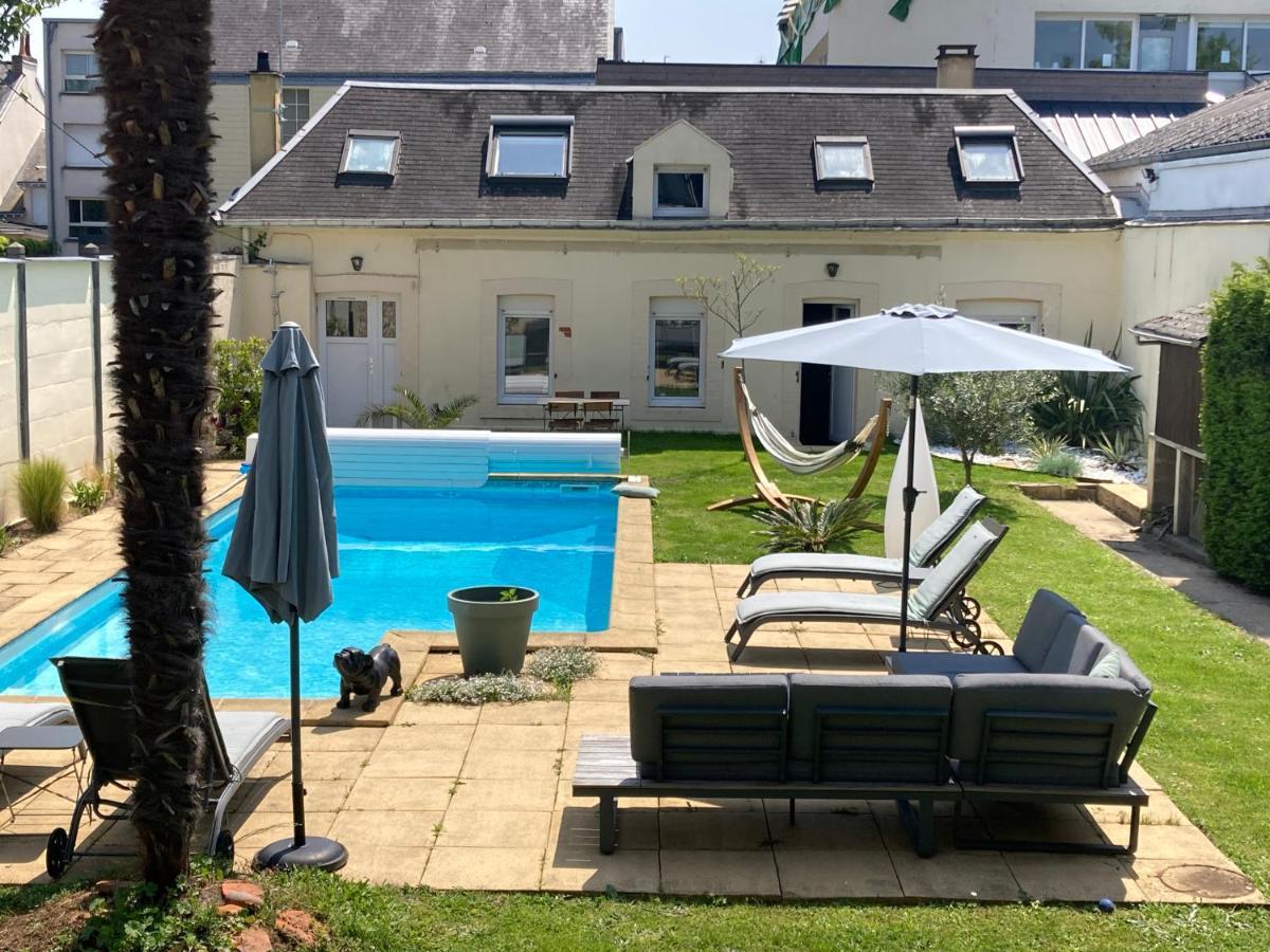 La Paisible - Maison 6 Pers Piscine - Le Mans Centre Luaran gambar